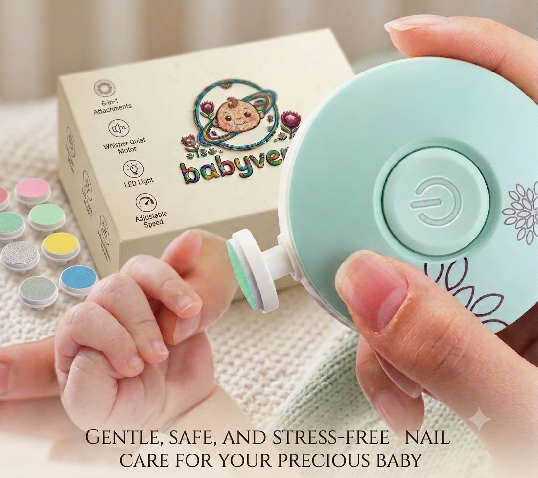 BabyVerse™ SafeTouch Baby Nail Trimmer